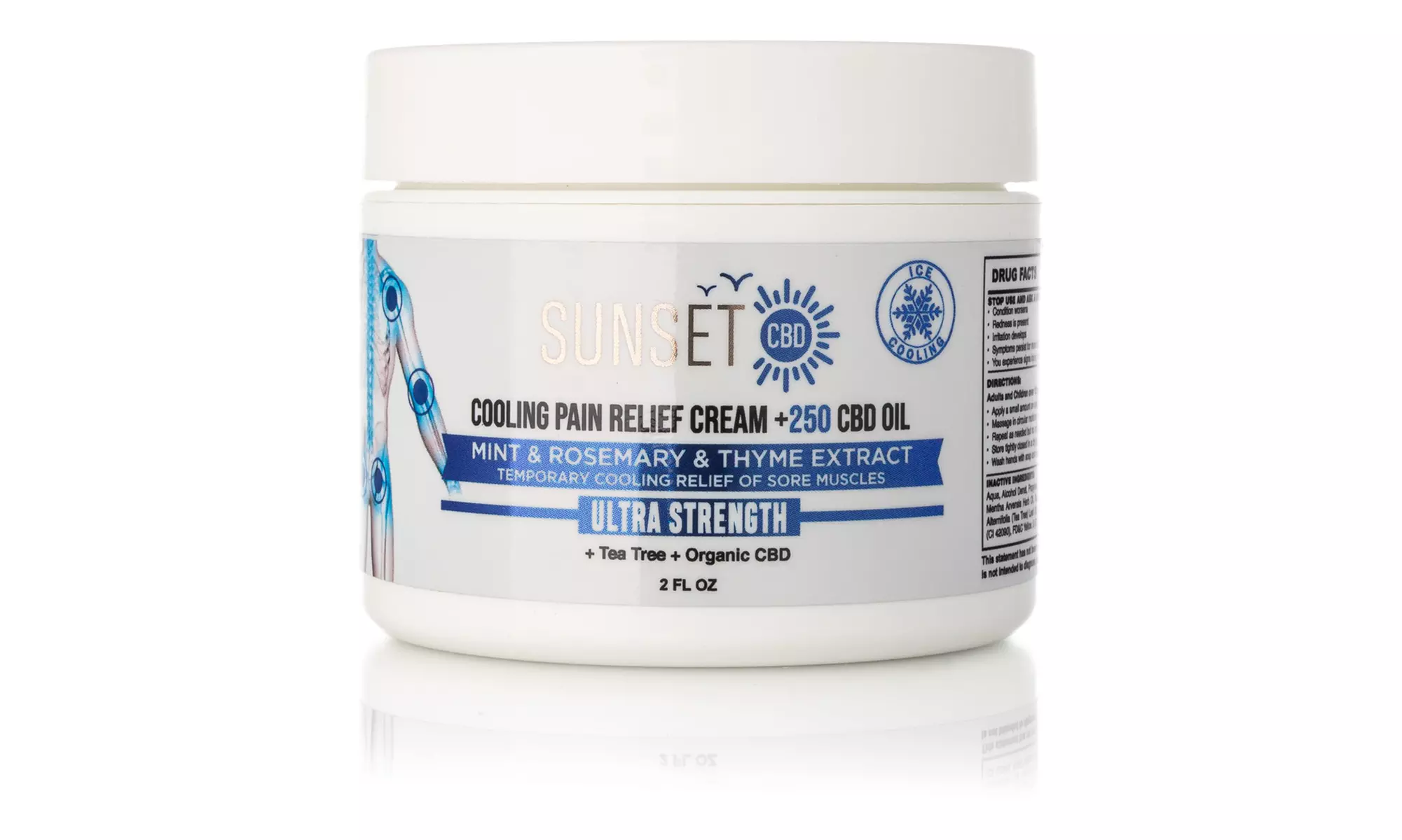 Potent CBD Pain Relief Creams from Sunset - 30 Plus Options - Groupon Exclusive!
