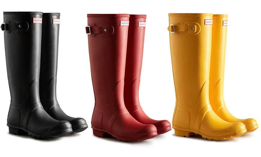 Image 1: Hunter Tall Wellington Boots