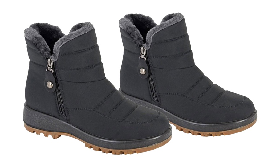 Image 1: Boulevard Connie Thermal-Lined Women’s Ankle Boots