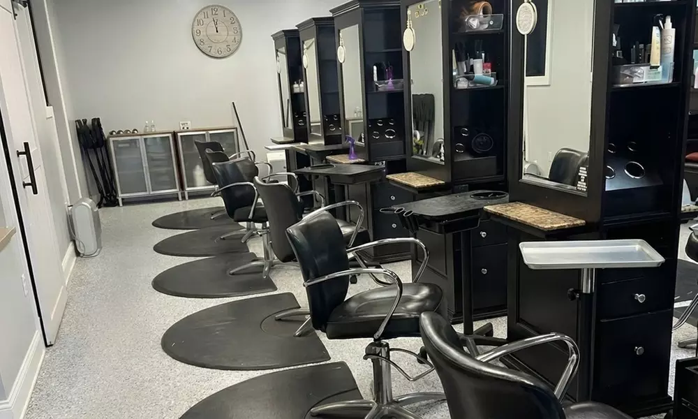 Get Your Haircut & style with Mani-Pedis at Fine Reflections Salon