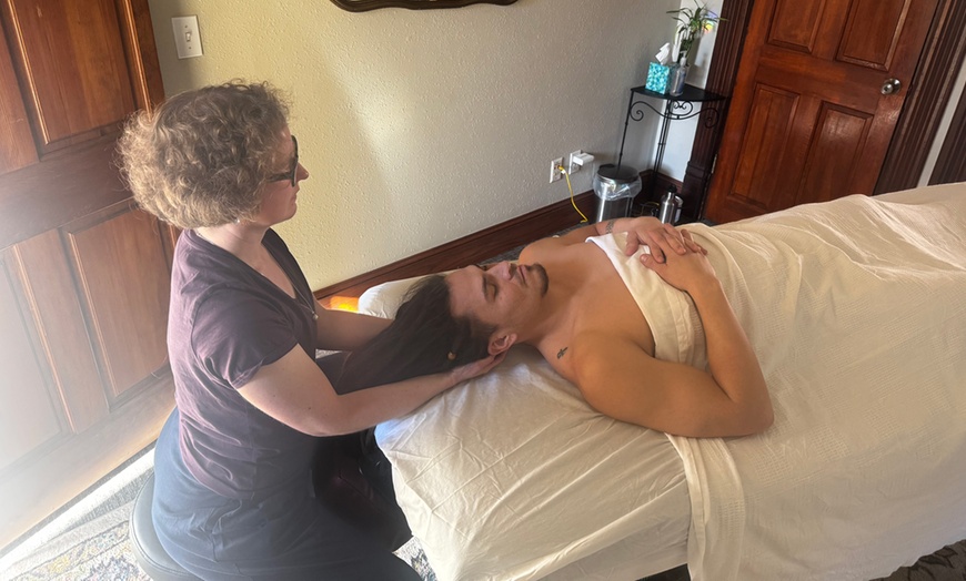 Image 1: 60, 80, or 100-Minute Custom Massage or 60-Minute Craniosacral Therapy