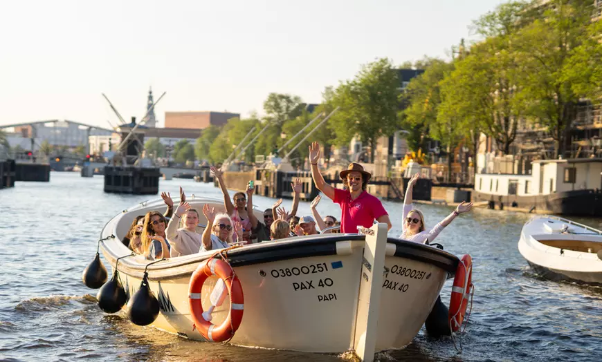 Image 3: 90 minuten Amsterdam vanaf het water met of zonder drankjes