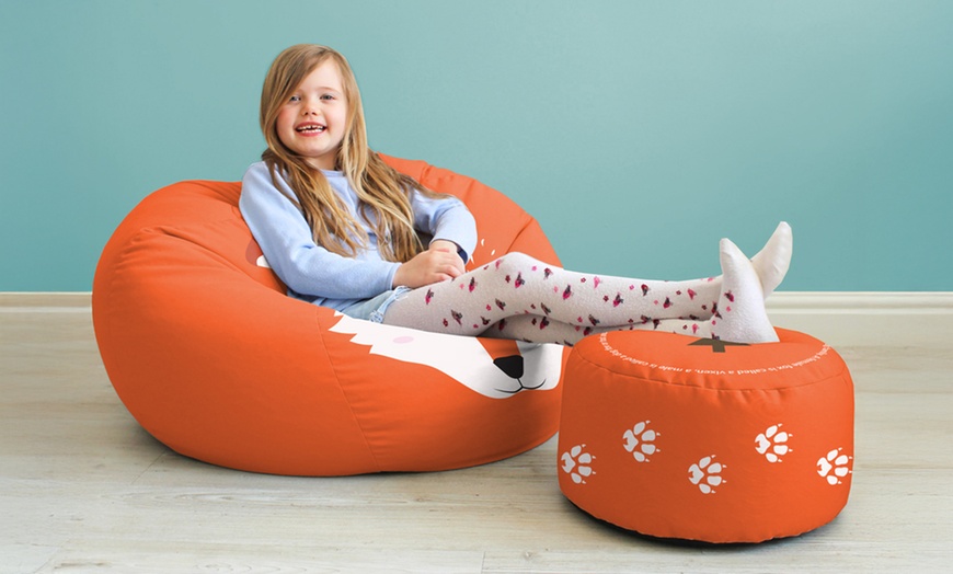 Image 3: rucomfy Beanbags Playful Kids Bean Bag 