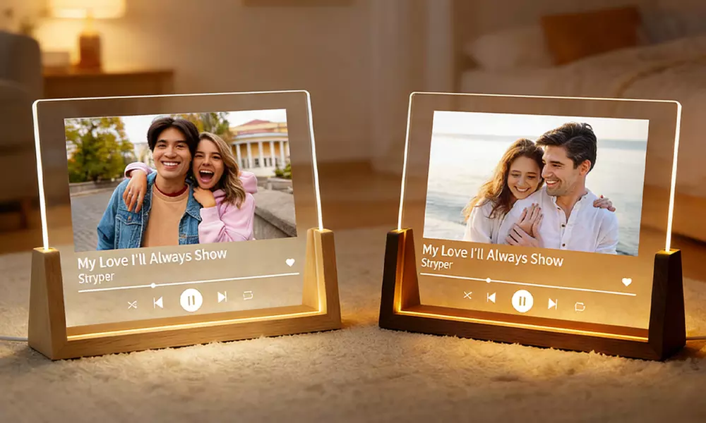 Custom Song Photo Plaques - Perfect Holiday Gift (Up to 83% Off)