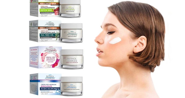 2 creme viso antirughe Retinol Complex a scelta