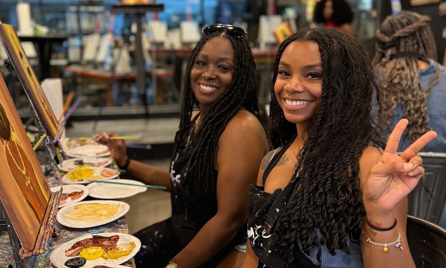 Image 3: Paint and Sip Experience for Two or Four at Muse Paintbar: Nashville