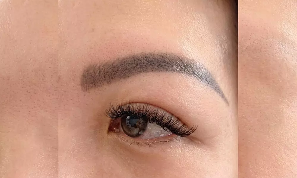 Custom Full Set of Hybrid or Volume Eyelash Extensions and Touch-Up