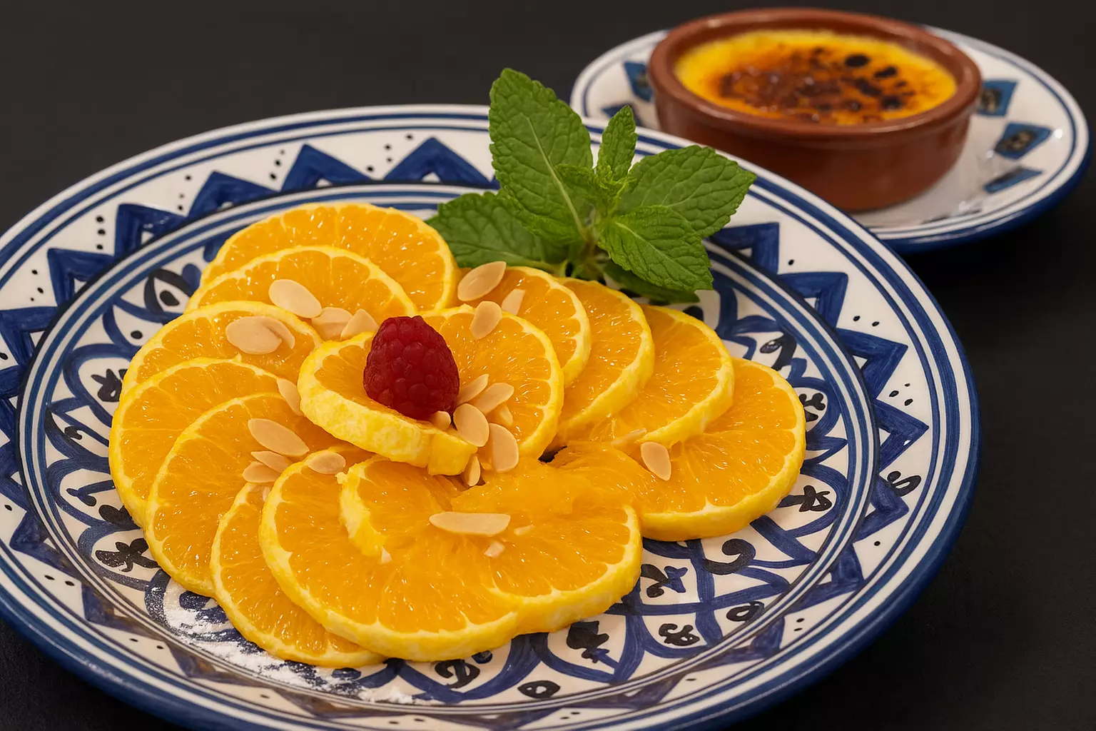 Menu marocain au choix en 2 ou 3 services pour 2 ou 4 personnes