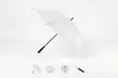 White Golf Umbrella with Fibreglass Frame - Image 2