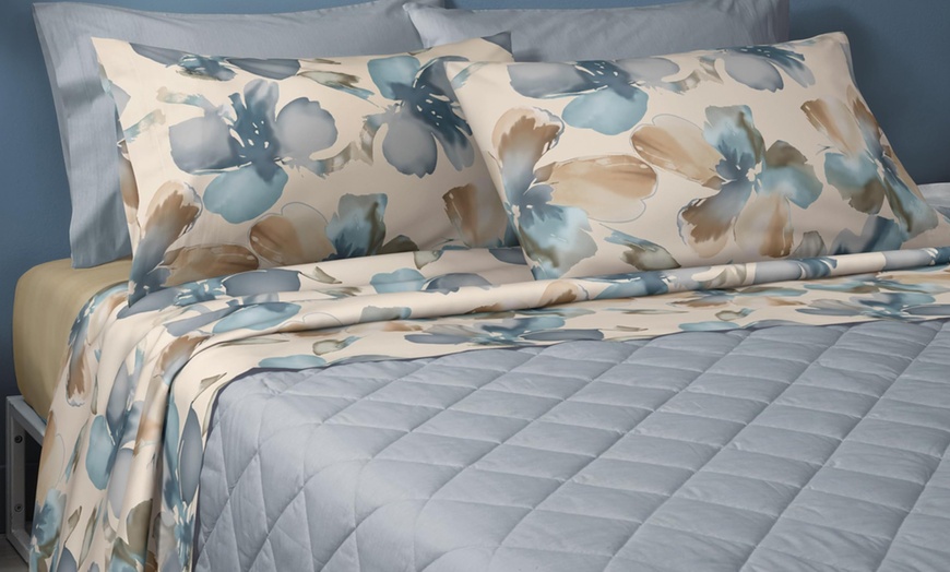 Image 26: Completo letto matrimoniale 100% cotone di Bassetti