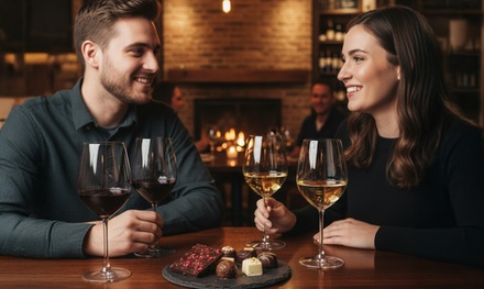 Para 1 persona: Cata guiada de 4 vinos maridados con chocolates artesanos - Chocolates el Indio