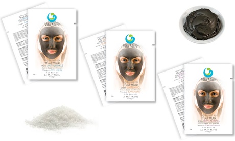 Lot de masques à la boue et au sel de la Mer Morte, 100% naturel