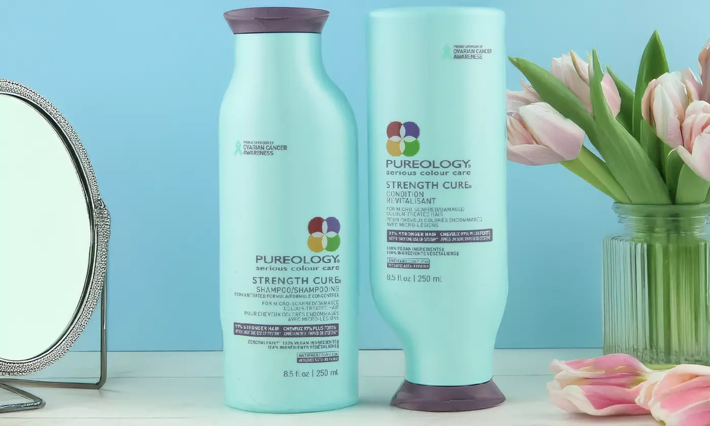 Pureology Strength Cure Shampoo and Conditioner Set 8.5 Fl. Oz. - Primary Image