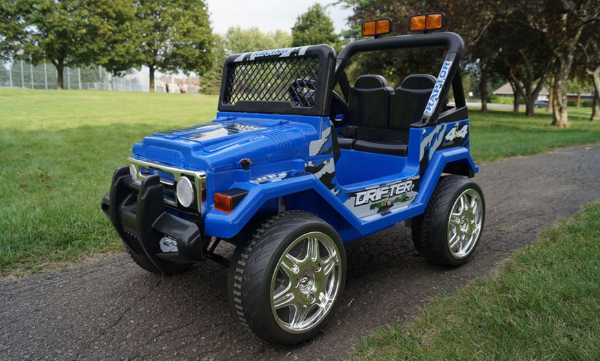 Image 1: Two-Seater 4x4 Truck Jeep