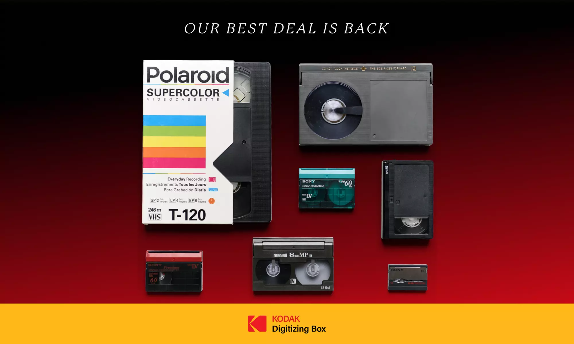 Kodak Digitizing - Transfer your Tapes into Digital Memories