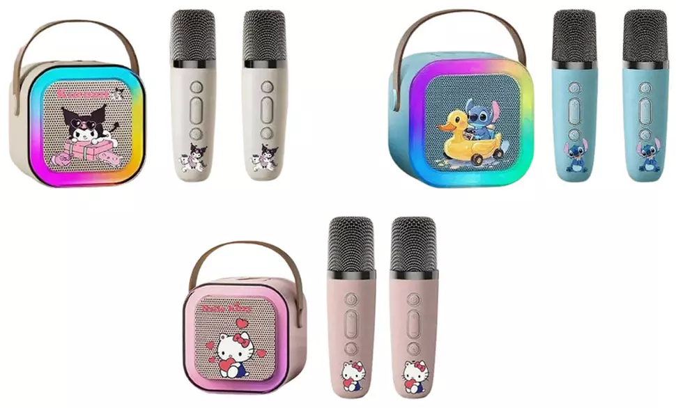 Set per karaoke Bluetooth in stile Cartoon