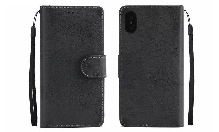 Image 5: Etui pour iPhone en suède PU