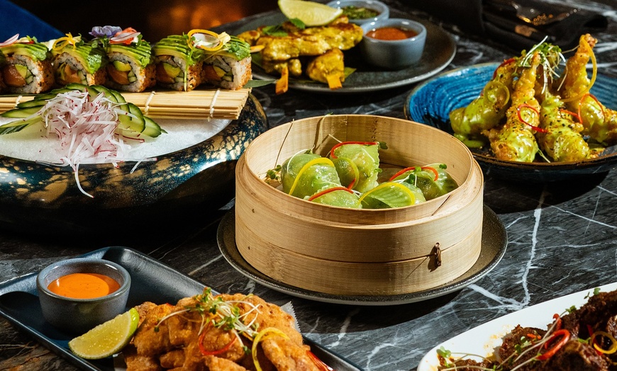 Image 3: Luxury 2-Course Pan-Asian Dining with Drinks for Two, Three, or Four!