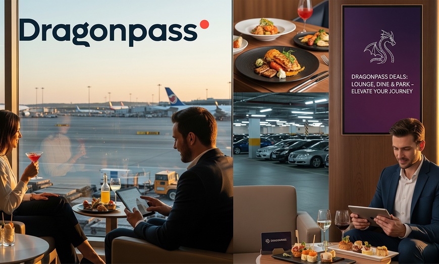Image 1: One Year Airport Lounge Membership with Perks (Save up to 37%)