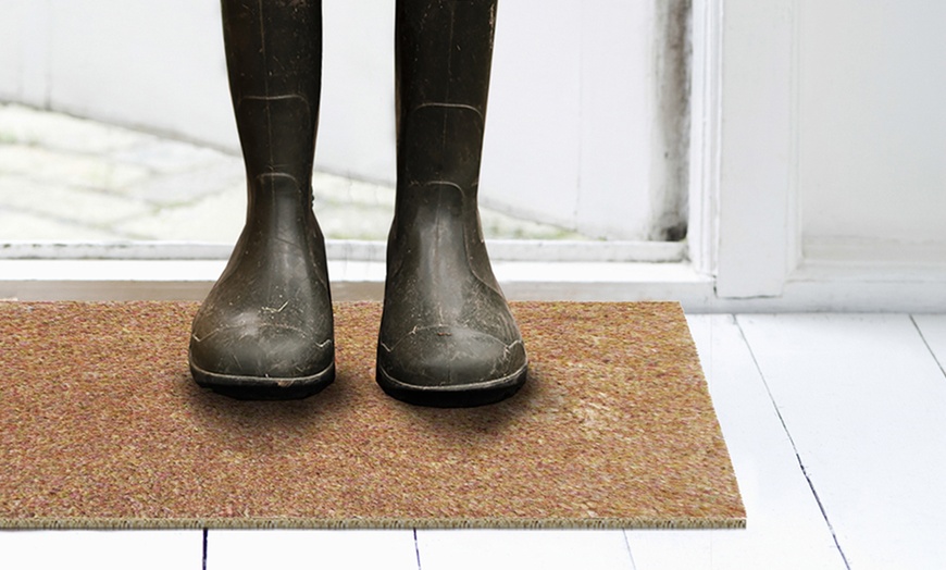 Image 15: Antislip deurmat van kokosvezel