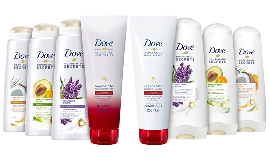 Image 1: Dove Shampoo and Conditioner Set