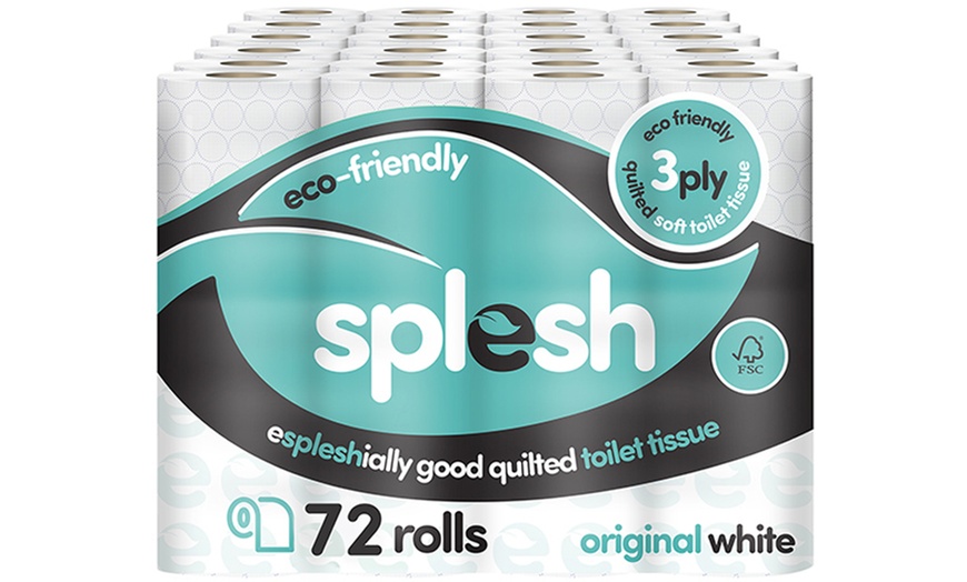Image 17: Splesh Toilet Roll Mega Bundle, Soft and Quilted Eco-Friendly Scents