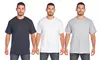 3 Pack - Men's Big & Tall Crewneck 100% Cotton Tee (2XL - 5XL)