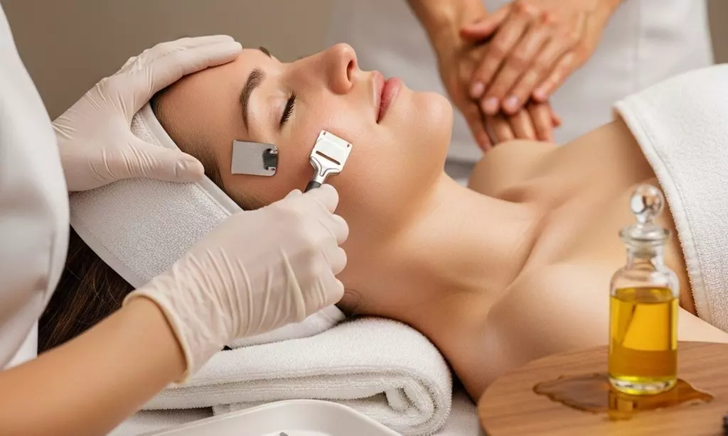60-Minute Dermaplane or Microcurrent Facial with Massage
