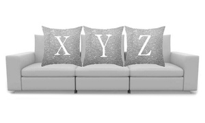 Cushion Cover with Letter