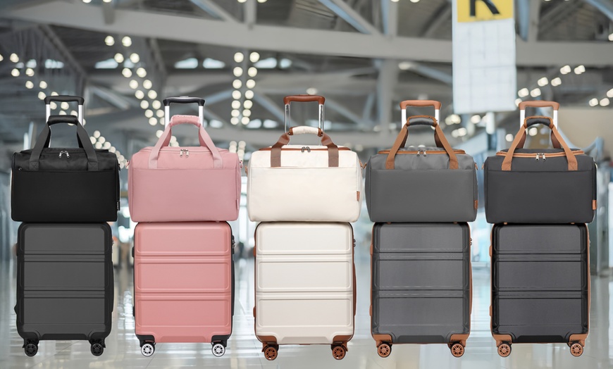 Image 2: 20-Zoll-Kabinenkoffer mit passender Reisetasche