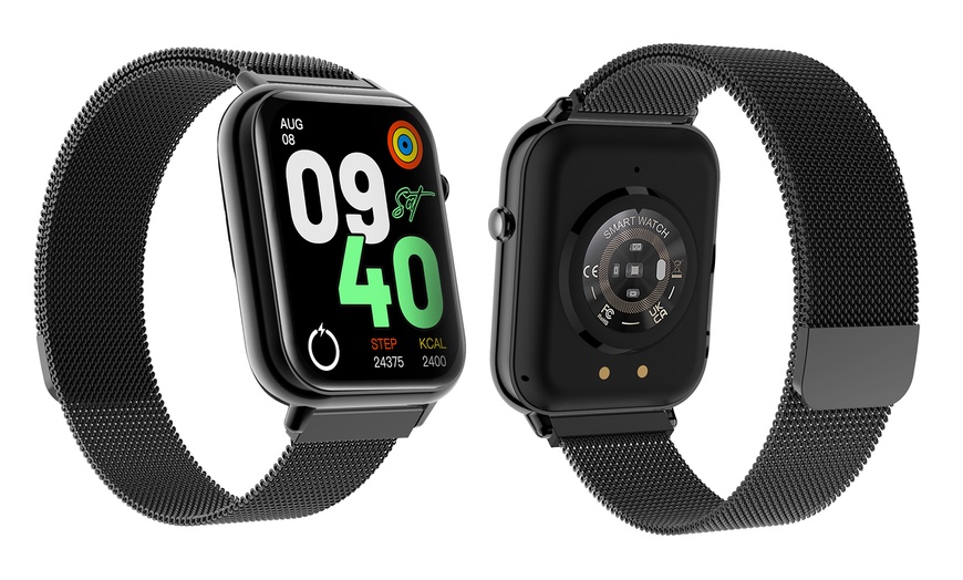 Image 4: Bluetooth Smart Watch 2.1" Touch Screen Heartrate Blood Pressure