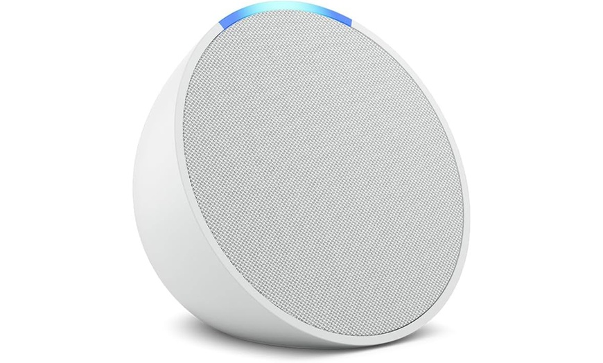 Image 3: New Amazon Echo Pop Smart Speaker (2023) - Alexa Voice Control, Bluetooth