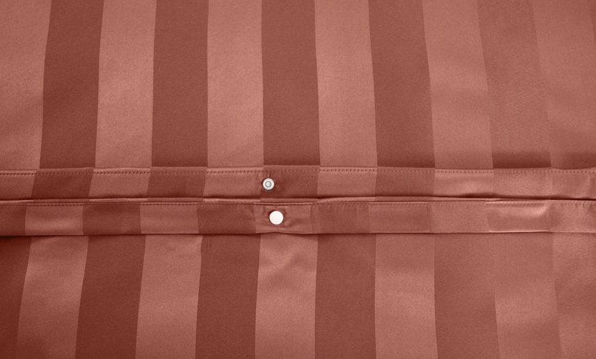 Image 19: Juego de cama Satin Dobby Uni 