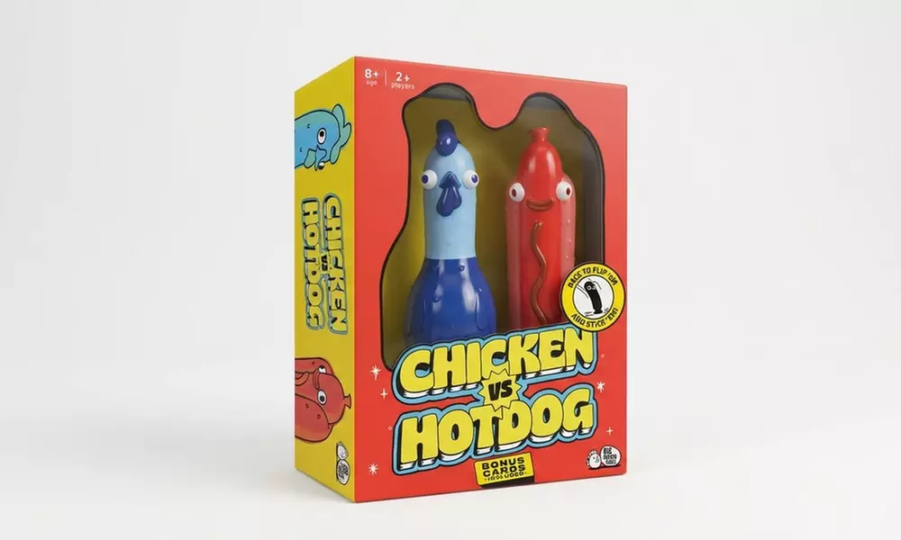 Race to Flip 'Em and Stick 'Em Family Party Game for All Ages