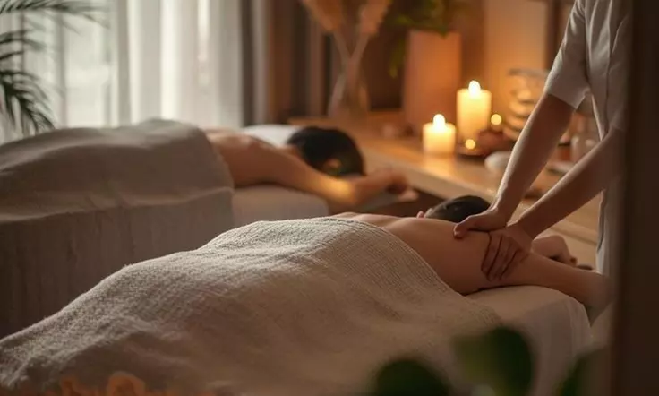 Ritual de masaje relajante en pareja Noor de 30, 60 o 90 minutos