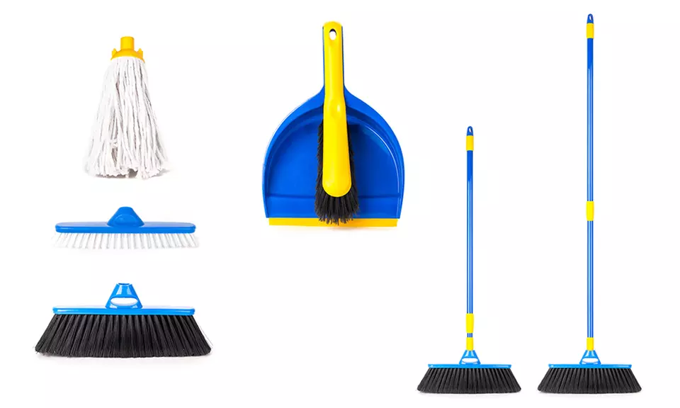Broom and Mop Set (6-Piece) - Primary Image