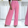 Image 3: Textured Palazzo Wide Trousers