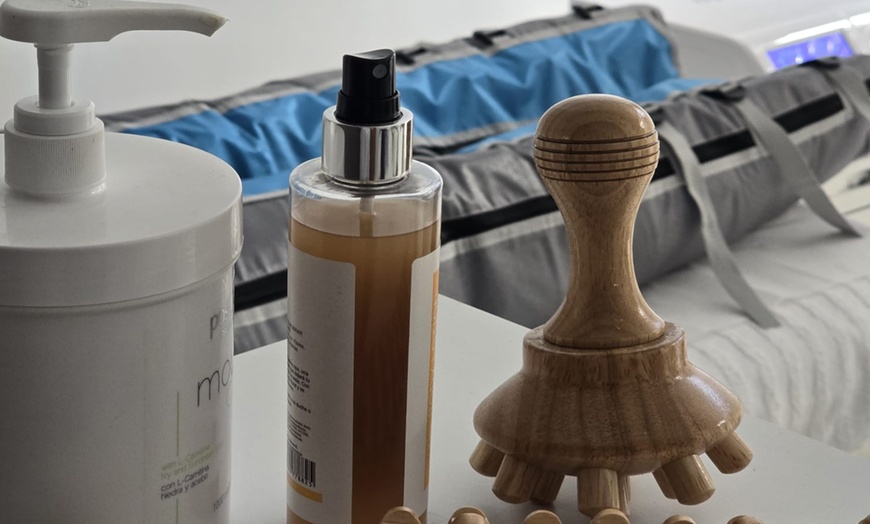 Image 18: Hasta 6 sesiones de combo reductor con maderoterapia y masaje para 1