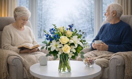 $50 Towards Fall Flowers with Vase and Standard Delivery Included - Blooms Today - Digital Gift Card Deal