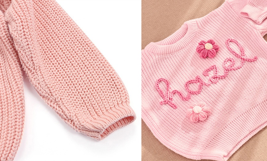 Image 4: Bestickter Baby-Pullover nach Wahl