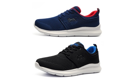 Lonsdale Men's Navy Durham Trainers: / Uk 9