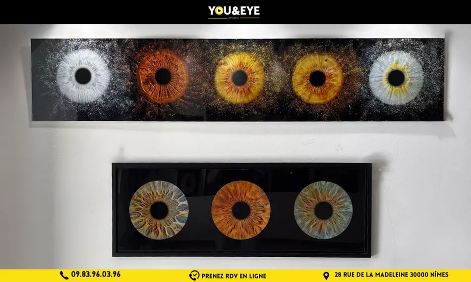 Vos yeux, une œuvre d'art : capturez l'essence de votre iris