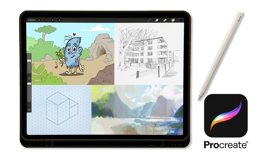 Image 1: 3 oder 12 Monate Online-Zeichenkurs: Digitales Zeichnen