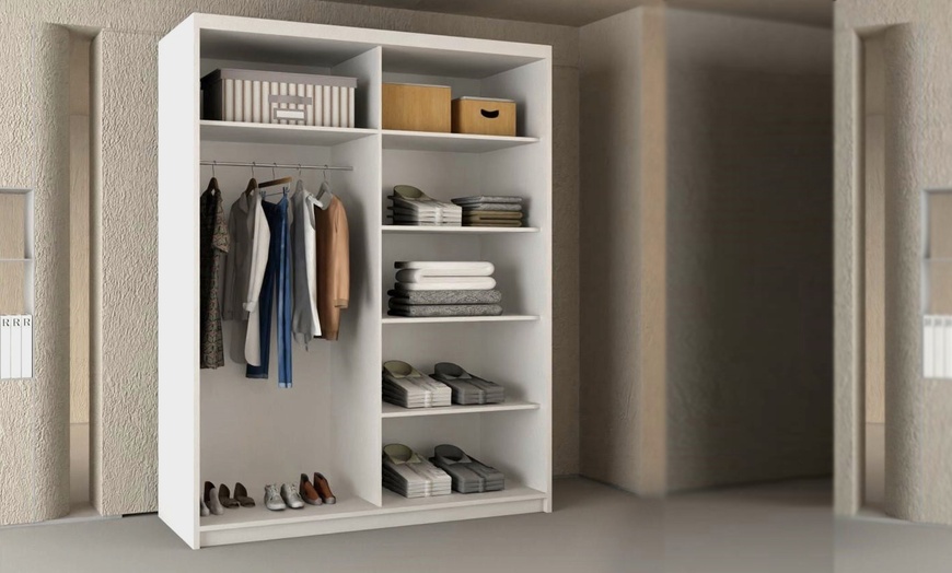 Image 8: Slidingwardrobe4u Sliding Door Wardrobe with Mirror