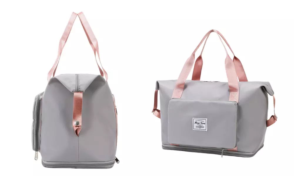 One or Two Waterproof Lightweight Foldable Duffle Handbags