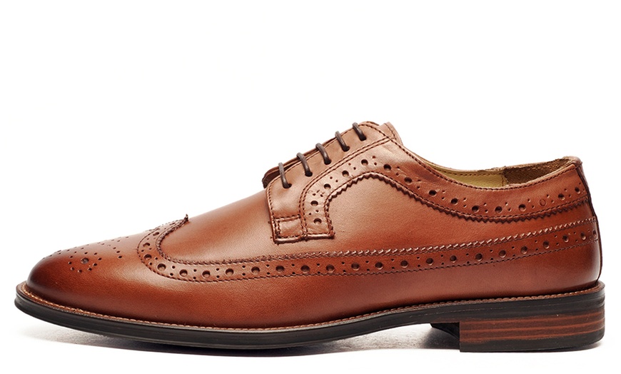 Image 15: Catesby England George Men's Leather Brogue Shoes