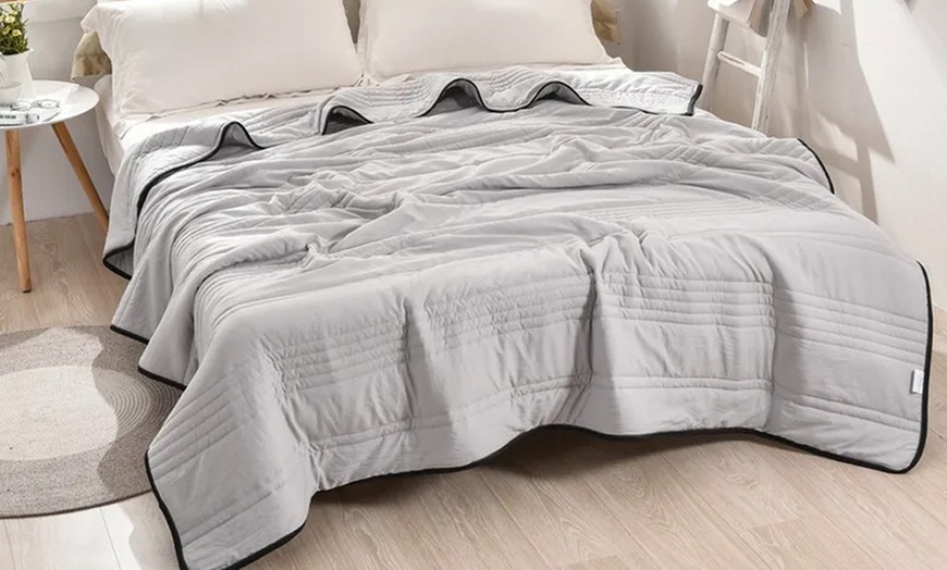 Image 12: Air-Conditioned Thin Quilt