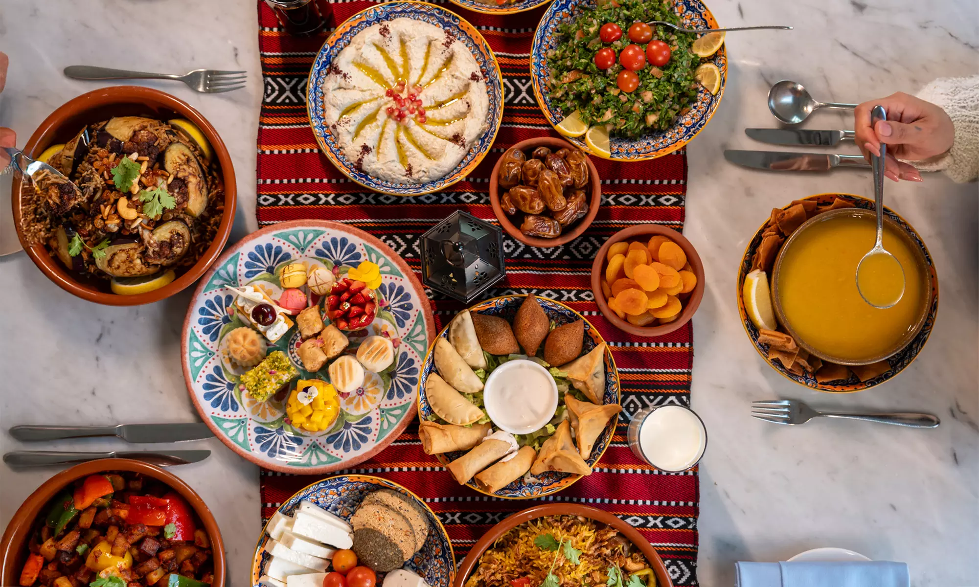 Dine Under Elegant with Premium Ramadan Iftar Buffet with Drinks