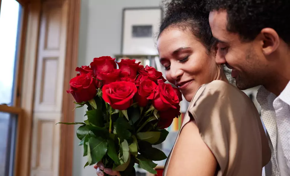 Next Day Valentine’s Premium Rose Bouquets with Vase Included from 1-800-Flowers.com (Up to 18% Off)