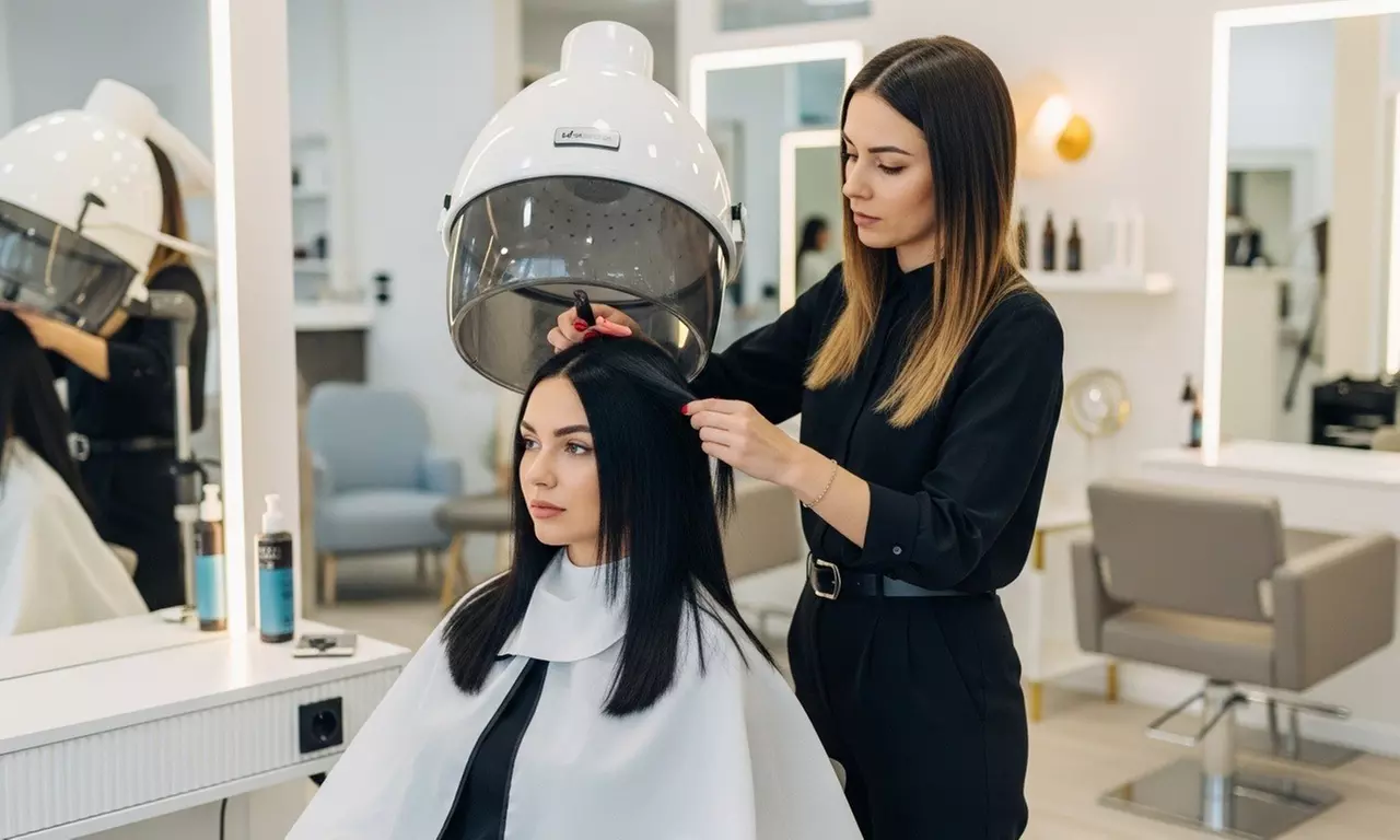 Haircut + Shampoo & Blow Dry w/w/o Roots Color / Touchup or Full Color